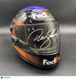 Denny Hamlin Signed Mini Helmet PSA Authentic