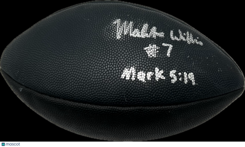 Malik Willis Signed Football PSA Green Bay Packers