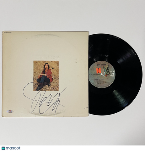 Judy Collins Signed Whales and Nightingales Album PSA Autographed