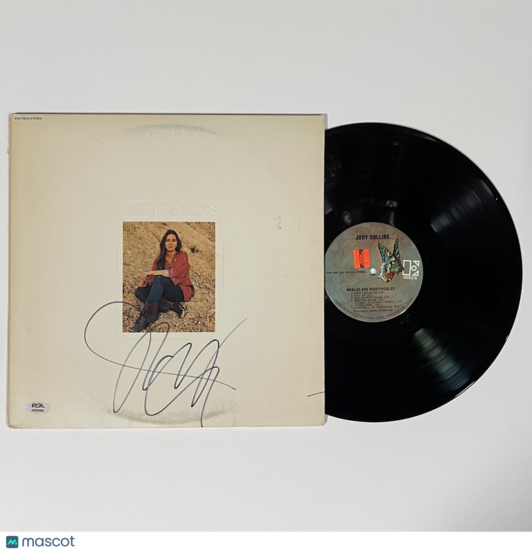Judy Collins Signed Whales and Nightingales Album PSA Autographed