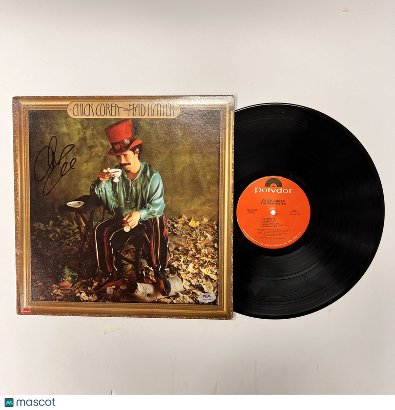 Chick Corea Signed The Mad Hatter Vinyl Album PSA Auth