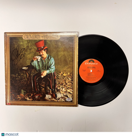 Chick Corea Signed The Mad Hatter Vinyl Album PSA Auth