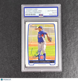 2012 Topps 1st Bowman Prospects #BP20 Jeimer Candelario Signed Card Auto PSA Sla