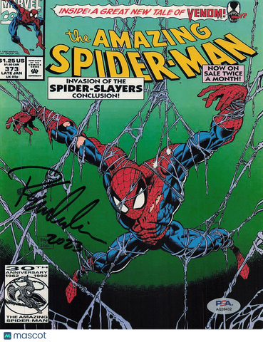 Randy Emberlin Signed 8x10 The Amazing Spider-Man Photo PSA Autographed