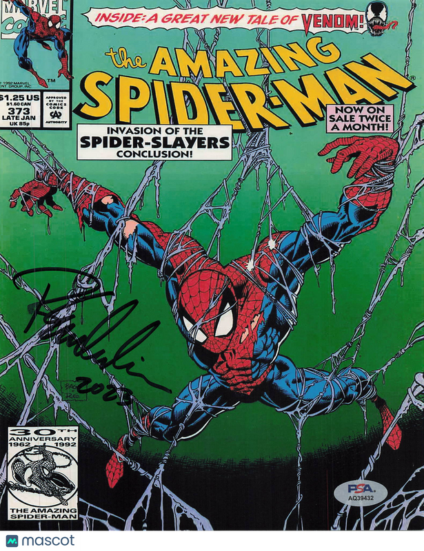 Randy Emberlin Signed 8x10 The Amazing Spider-Man Photo PSA Autographed