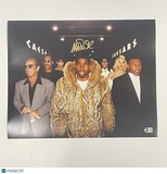 Magic Johnson Los Angeles Lakers Signed Basketball 16x20 Photo BAS