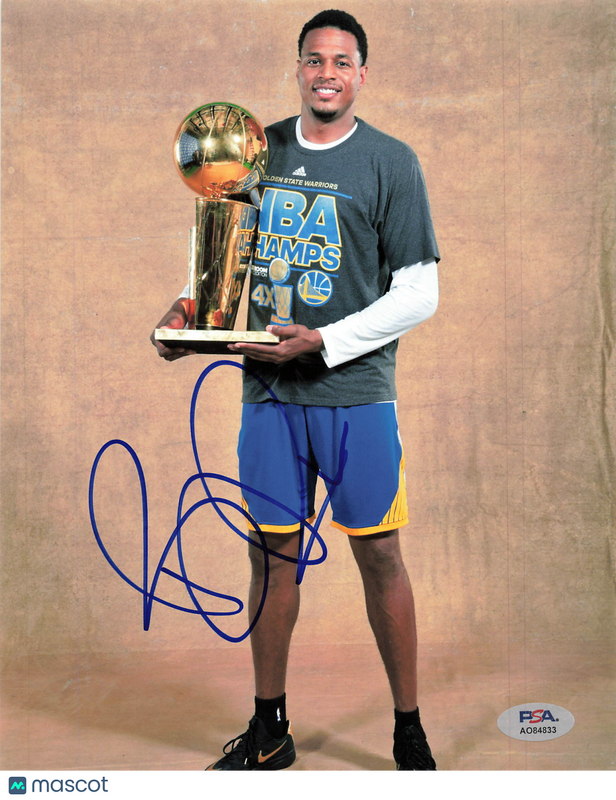 Brandon Rush Golden State Warriors Signed Basketball 8x10 Photo PSA