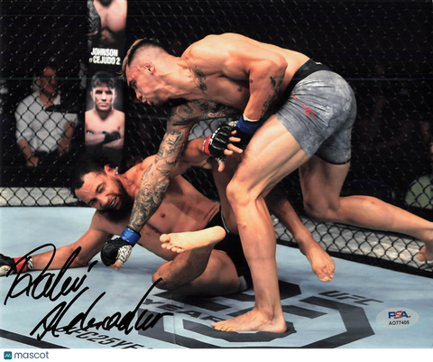Aleksandar Rakic Signed MMA 8x10 Photo PSA Autographed