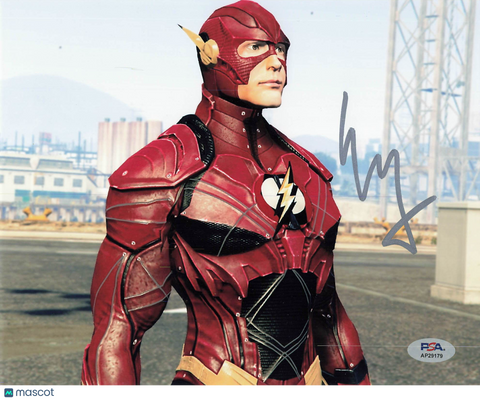 Ezra Miller Signed 8x10 Photo PSA Autographed