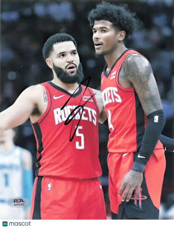 Fred Vanvleet Signed Photo Photo PSA Houston Rockets