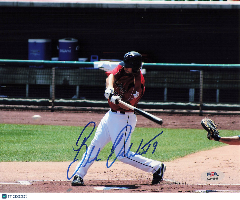 Blake DeWitt Albuquerque Isotopes Signed 8x10 Photo PSA