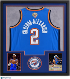 Shai Gilgeous-Alexander Signed Framed Jersey PSA/DNA OKC Thunder NBA Finals