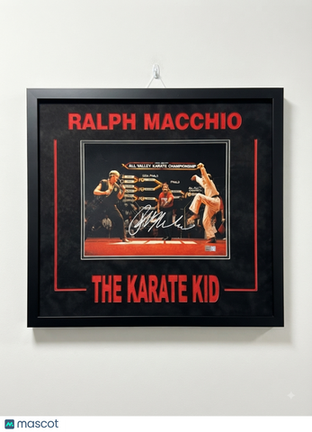 Ralph Macchio Signed 11x14 The Karate Kid Custom Framed Photo TriStar Auto