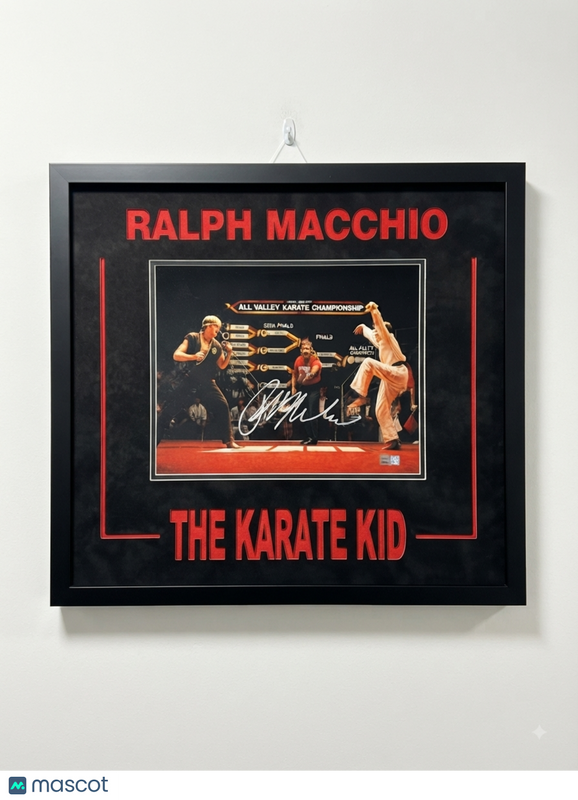 Ralph Macchio Signed 11x14 The Karate Kid Framed Display Photo TriStar Auto