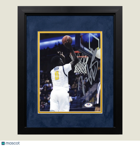 Jaylen Brown California Golden Bears Signed Basketball 8x10 Framed Photo PSA