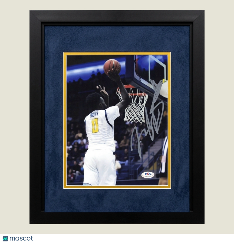 Jaylen Brown California Golden Bears Signed Basketball 8x10 Framed Photo PSA