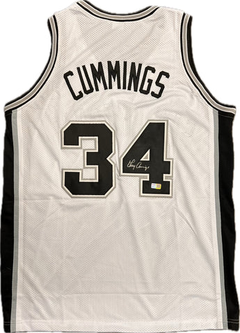 Terry Cummings Signed Jersey Tristar Authenticated San Antonio Spurs Autographed