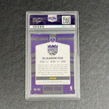 2017 Panini Donruss Optic Rookie Kings Pink#5 25/25 Rookie De'aaron Fox PSA 10