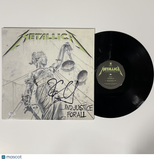 Kirk Hammett Signed And Justice for All Vinyl Album PSA Autographed