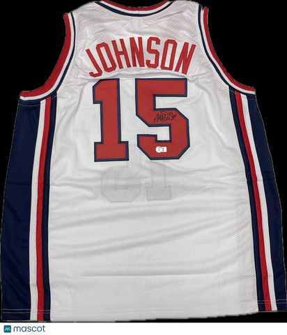 Magic Johnson Signed Dream Team Jersey BAS