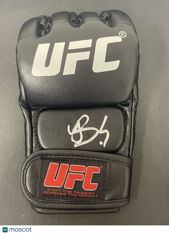 Yousri Belgaroui Signed UFC Glove JSA Autographed MMA