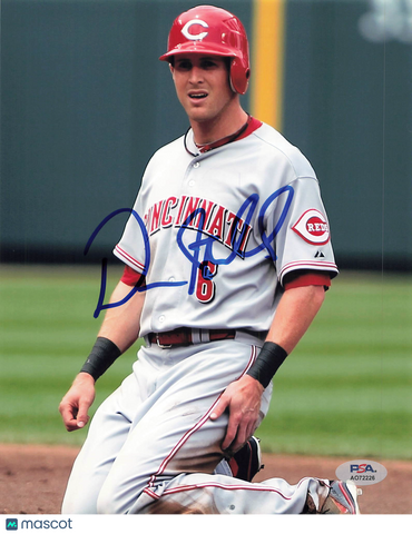 Drew Stubbs Cincinnati Reds Signed 8x10 Photo PSA