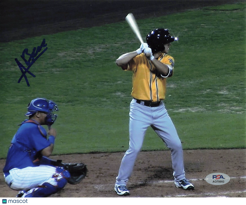 Austin Beck Oakland Athletics Signed 8x10 Photo PSA