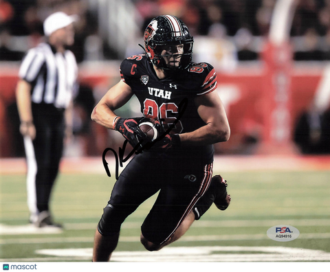 Dalton Kincaid Signed Utah Utes Football 8x10 Photo PSA Autographed
