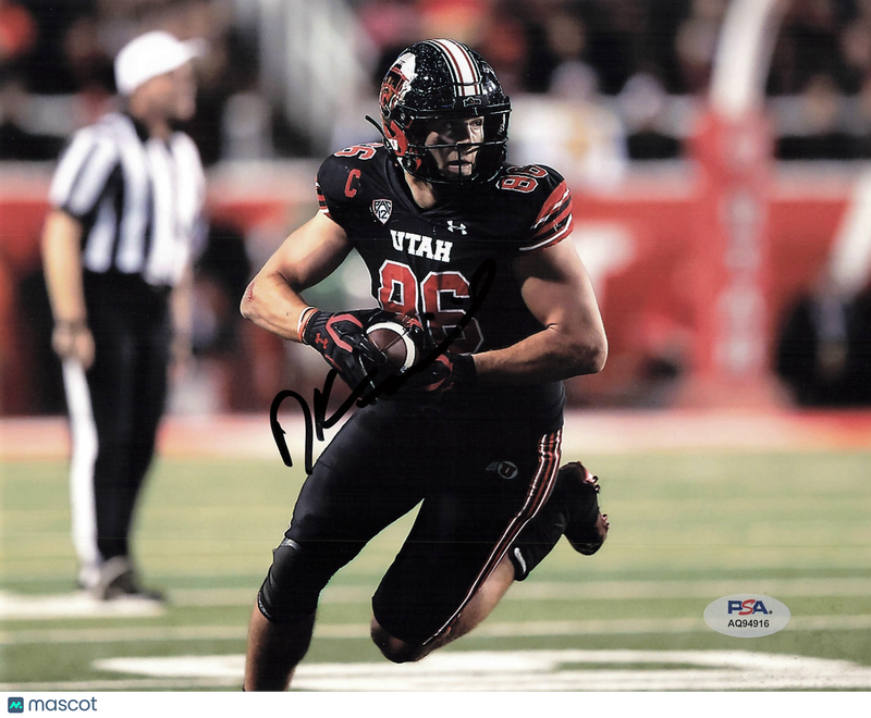 Dalton Kincaid Signed Utah Utes Football 8x10 Photo PSA Autographed