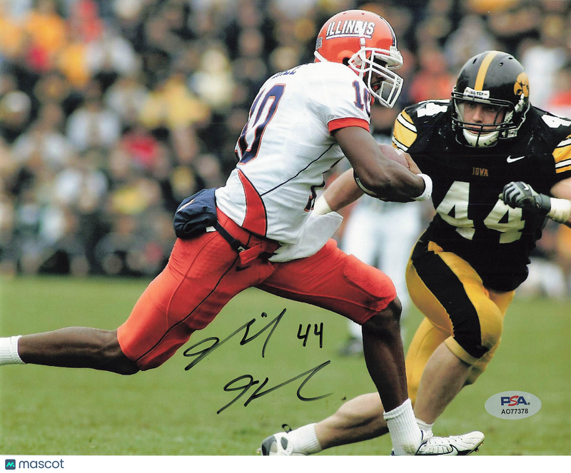 Mike Humpal Signed Iowa Hawkeyes Football 8x10 Photo PSA Autographed