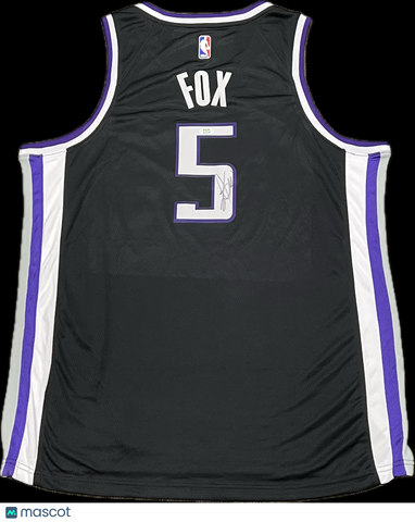 De'Aaron Fox Signed Jersey PSA Sacramento Kings Autographed