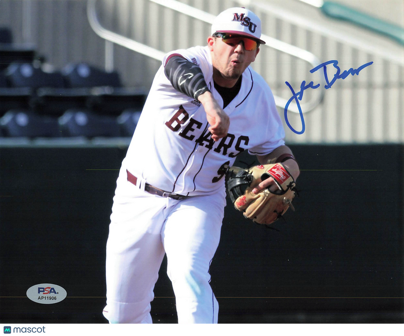 Jake Burger Missouri State Bears Signed 8x10 Photo PSA
