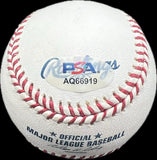 Carlos Beltran Kansas City Royals Signed Baseball MLB PSA