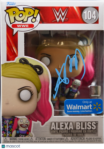 Alexa Bliss Signed Funko Pop #104 JSA WWE Autographed