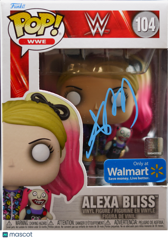 Alexa Bliss Signed Funko Pop #104 JSA WWE Autographed