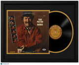 Tom Paxton Signed Heroes Custom Framed Vinyl Album PSA