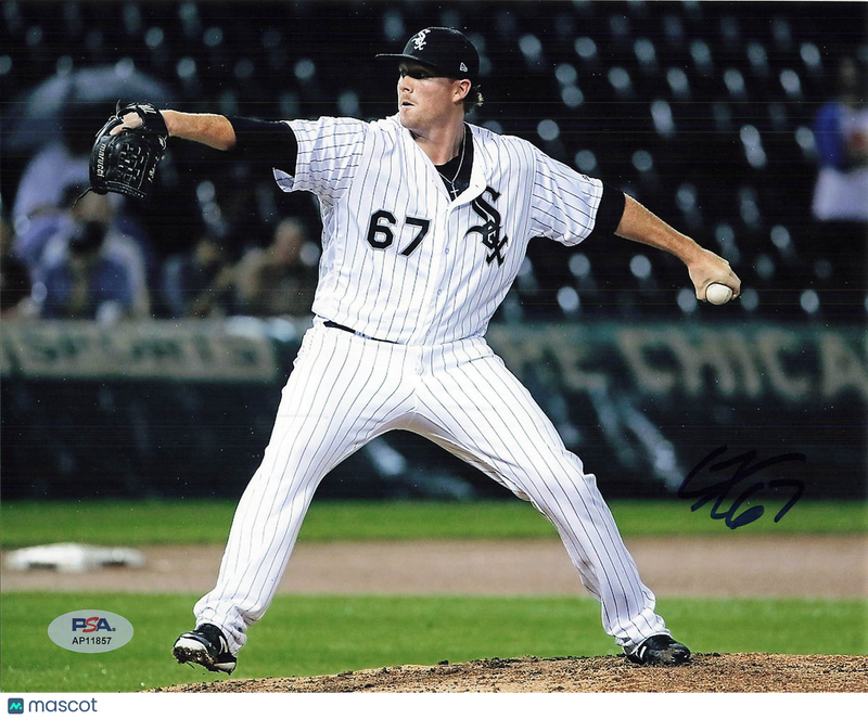 Caleb Frare Chicago White Sox Signed 8x10 Photo PSA