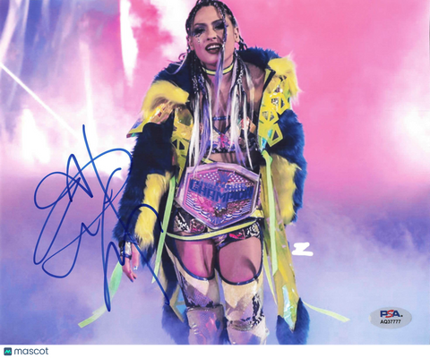 Giulia Signed Wrestling 8x10 Photo PSA Autographed