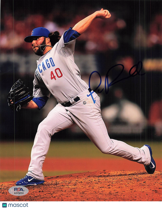 James Russell Chicago Cubs Signed 8x10 Photo PSA