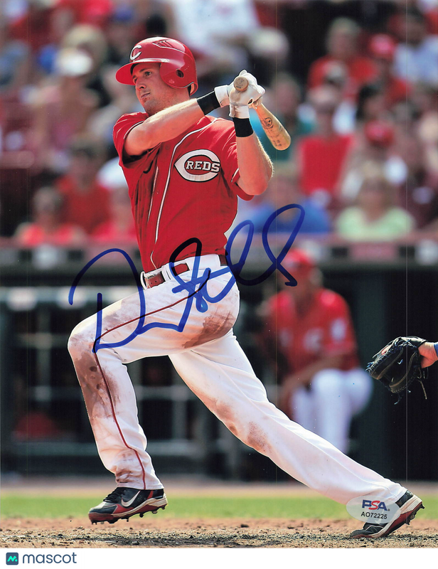 Drew Stubbs Cincinnati Reds Signed 8x10 Photo PSA