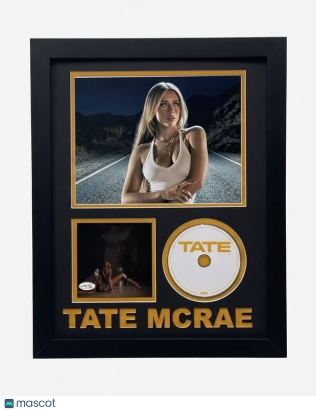 Tate McRae Signed So Close To What Framed CD Album JSA Autographed