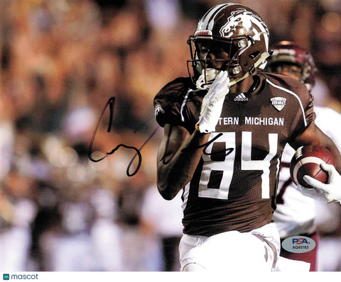 Corey Davis Signed Western Michigan Broncos Football 8x10 Photo PSA Autographed