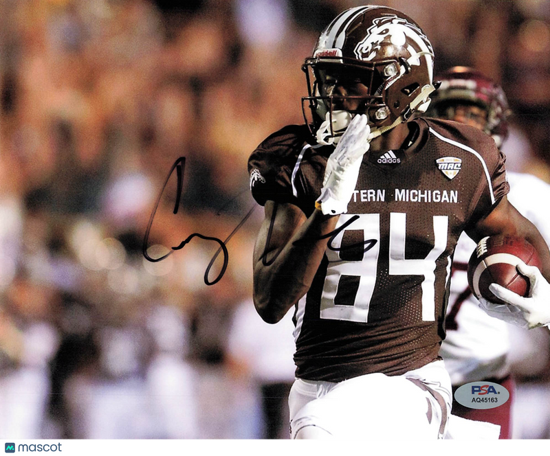 Corey Davis Signed Western Michigan Broncos Football 8x10 Photo PSA Autographed
