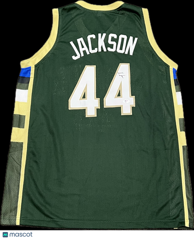 Andre Jackson Signed Jersey PSA Milwaukee Bucks Autographed