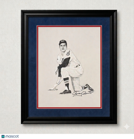 Rocky Colavito Cleveland Indians Signed 16x20 Photo PSA
