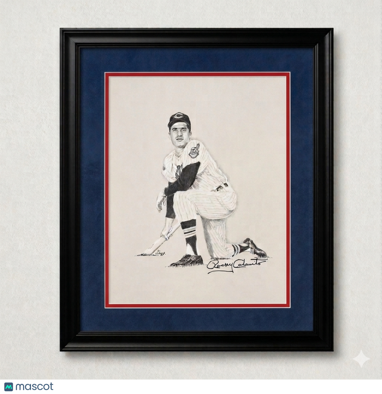 Rocky Colavito Cleveland Indians Signed 16x20 Photo PSA