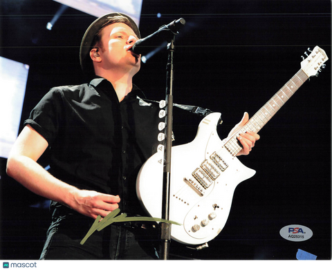 Patrick Stump 8x10 Photo PSA Autographed