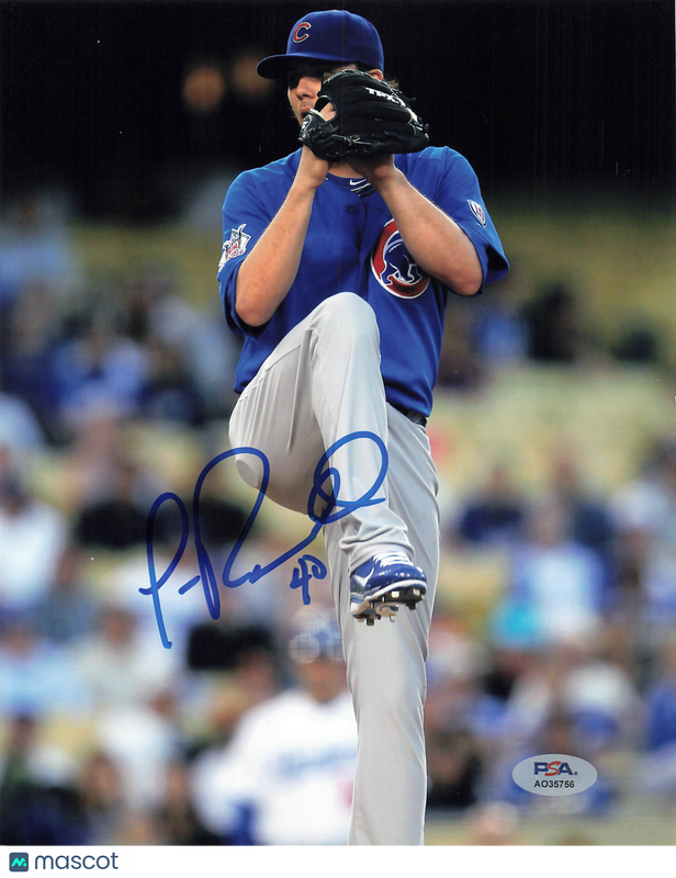 James Russell Chicago Cubs Signed 8x10 Photo PSA