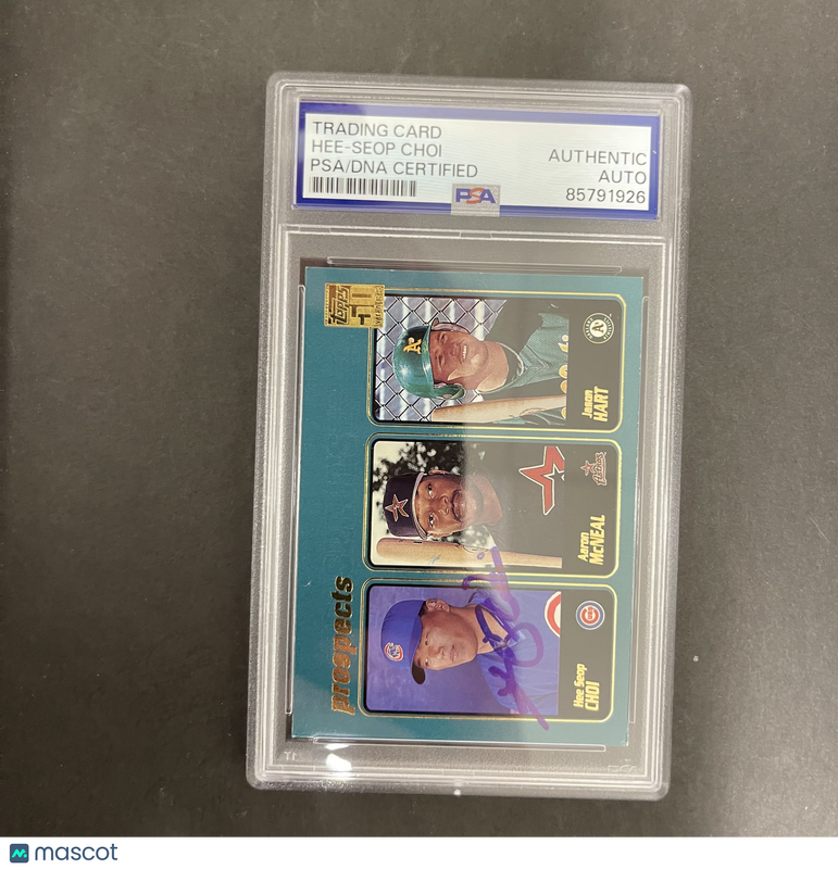 Hee-Seop Choi 2000 Topps Prospects#366 Signed Card PSA Autographed