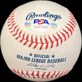 Jeff Samardzija Signed Baseball MLB PSA Autographed